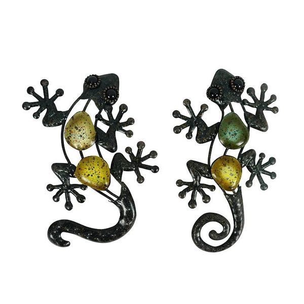 2pcs metal gecko wall for home garden decoration outdoor statues accessories sculptures and animales jardin
2pcs metal gecko wall for home garden decoration outdoor statues accessories sculptures and animales jardin