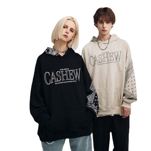 men's hoodies & sweatshirts star actual shooting models 2021 autumn and winter pattern stitching english printed hoodie couples terry s, Black
men's hoodies & sweatshirts star actual shooting models 2021 autumn and winter pattern stitching english printed hoodie couples terry s, Black