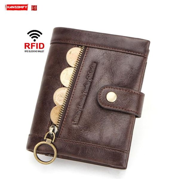 rfid anti-theft brushed leather men's wallet multi-function tri-fold men card holder short wallets soft leather coin purses, Red;black
rfid anti-theft brushed leather men's wallet multi-function tri-fold men card holder short wallets soft leather coin purses, Red;black