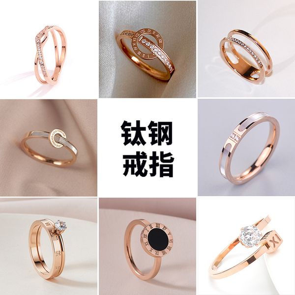 design jewelry japan and south korea titanium open female rose gold letter zircon stainless steel couple ring fashion jewelry, Silver
design jewelry japan and south korea titanium open female rose gold letter zircon stainless steel couple ring fashion jewelry, Silver