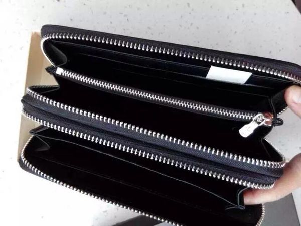 fashion women men brown black white plaid double zipper long wallet signature letters brown wallet purse card holde
fashion women men brown black white plaid double zipper long wallet signature letters brown wallet purse card holde