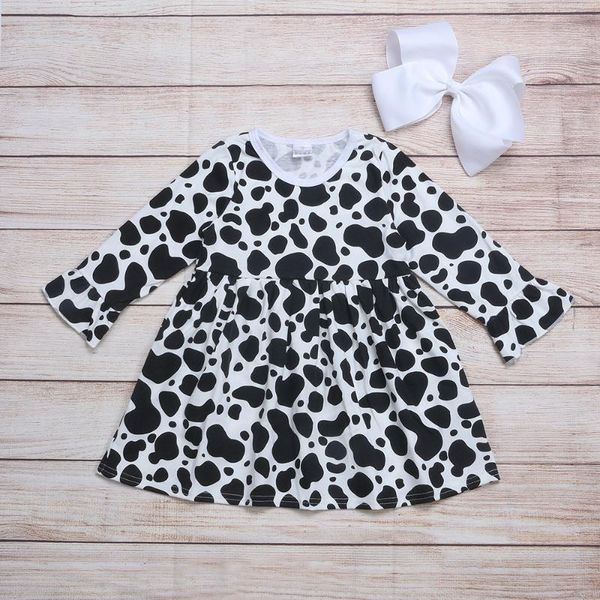 girl's dresses autumn girls clothes white long sleeve cow black markings print pattern girl, Red;yellow
girl's dresses autumn girls clothes white long sleeve cow black markings print pattern girl, Red;yellow