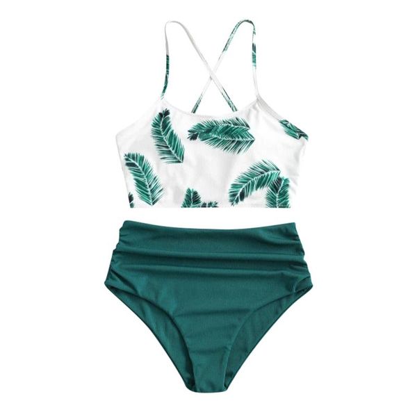 women two piece leaves print split sets plus size beachwear swimsuit bikini bikini swimsuit  women set beachwear beach b
women two piece leaves print split sets plus size beachwear swimsuit bikini bikini swimsuit  women set beachwear beach b
