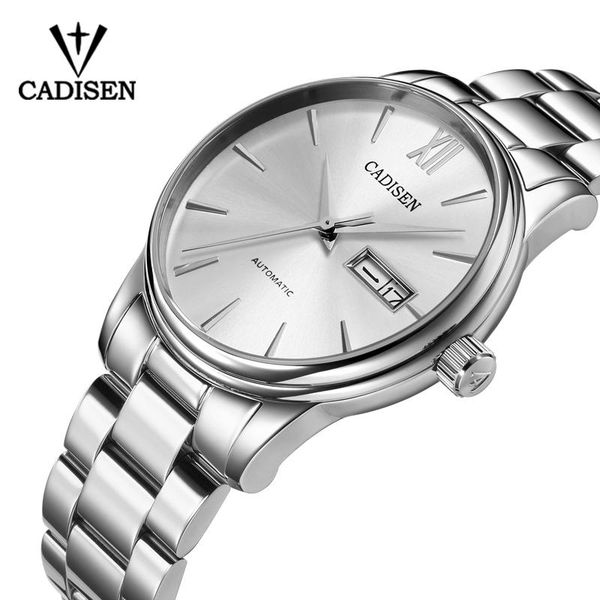 wristwatches -nh36a movement cadisen brand watch men day date sapphire crystal mirror automatic mechanical wristwatch relogio masculino, Slivery;brown
wristwatches -nh36a movement cadisen brand watch men day date sapphire crystal mirror automatic mechanical wristwatch relogio masculino, Slivery;brown