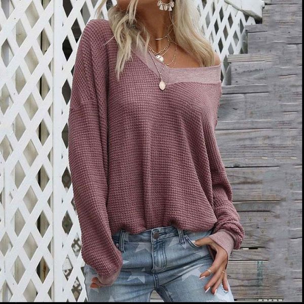 2021 autumn off shoulder sweater women v neck sweater ladies long sleeve loose knitted sweater pullover women purple, White;black
2021 autumn off shoulder sweater women v neck sweater ladies long sleeve loose knitted sweater pullover women purple, White;black