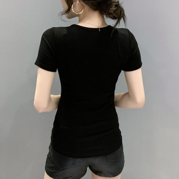 2021 new summer korean clothes t-shirt fashion hollow out diamonds rose women cotton ropa mujer short sleeve tees t06637 ww6y, White
2021 new summer korean clothes t-shirt fashion hollow out diamonds rose women cotton ropa mujer short sleeve tees t06637 ww6y, White