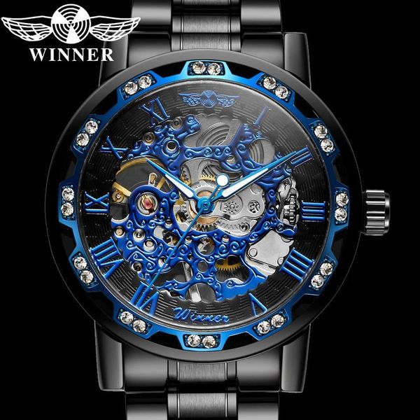 wristwatches winner mechanical men wristwatch military sport male clock blue skeleton stainless steel man watch gift 8012, Slivery;brown
wristwatches winner mechanical men wristwatch military sport male clock blue skeleton stainless steel man watch gift 8012, Slivery;brown
