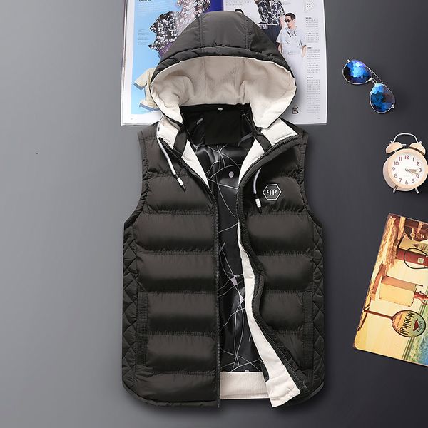 autumn and winter new korean slim hooded down cotton clothes men's vest coat, Black;white
autumn and winter new korean slim hooded down cotton clothes men's vest coat, Black;white
