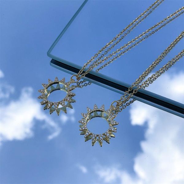 chains zircon necklace gold circle irregular sun for charm out round pendant necklaces women jewelry gifts, Silver
chains zircon necklace gold circle irregular sun for charm out round pendant necklaces women jewelry gifts, Silver