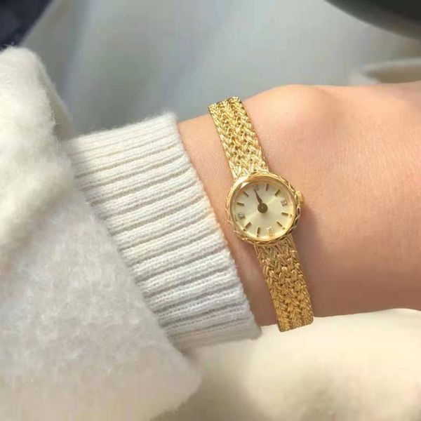 wristwatches japanese women's watch ear of wheat design strap exquisite retro small dial advanced compact with simple temperament, Slivery;brown
wristwatches japanese women's watch ear of wheat design strap exquisite retro small dial advanced compact with simple temperament, Slivery;brown