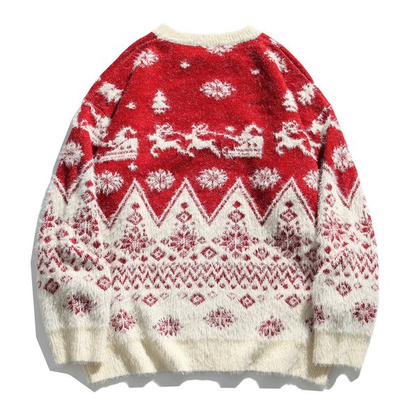 ugly 2021 new christmas knitted red men snowflakes elk sweater pullover retro oversized couple hip hop harajuku streetwear ajgi, White;black
ugly 2021 new christmas knitted red men snowflakes elk sweater pullover retro oversized couple hip hop harajuku streetwear ajgi, White;black