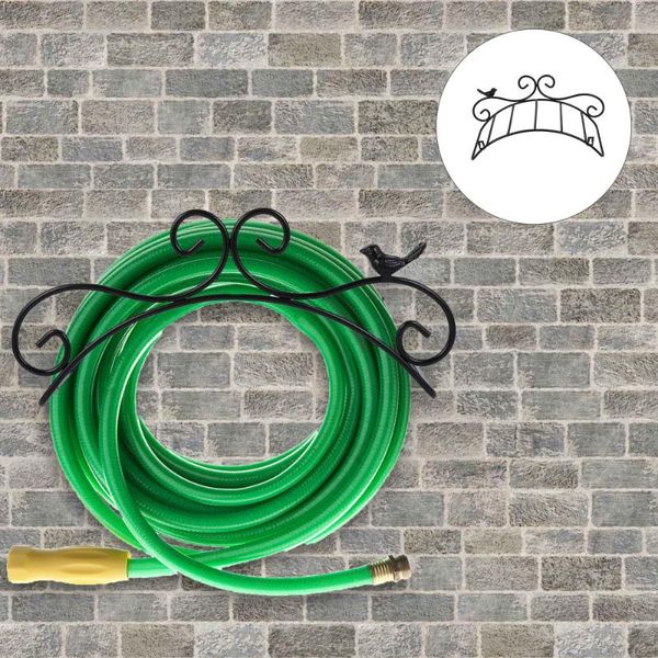 hangers & racks antique hanging hose rack wall mounted garden organizer holder (black)
hangers & racks antique hanging hose rack wall mounted garden organizer holder (black)