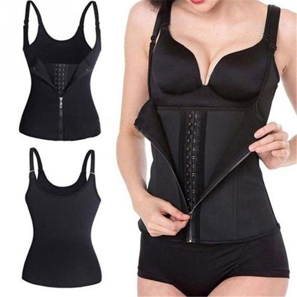women's shapers waist trainer adjustable hook slimming belt corset zipper sauna cellulite body shaper trimmer, Black;white
women's shapers waist trainer adjustable hook slimming belt corset zipper sauna cellulite body shaper trimmer, Black;white