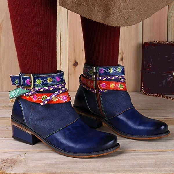 womens ankle bare boots embroidered bohemian square heel side zip short tube shoes dames laarzen chaussures femme women boots moon boo c6hi#, Black
womens ankle bare boots embroidered bohemian square heel side zip short tube shoes dames laarzen chaussures femme women boots moon boo c6hi#, Black