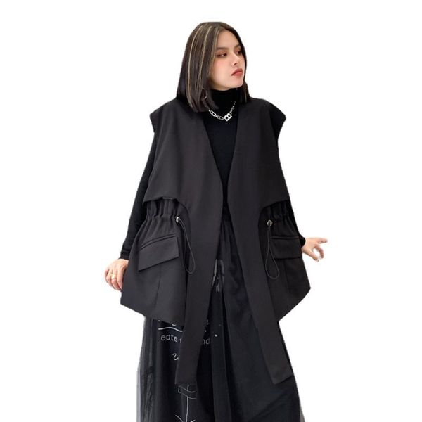 women's vests loose fit black irregular big size casual vest v-collar sleeveless fashion tide spring autumn 2021 coats, Black;white
women's vests loose fit black irregular big size casual vest v-collar sleeveless fashion tide spring autumn 2021 coats, Black;white