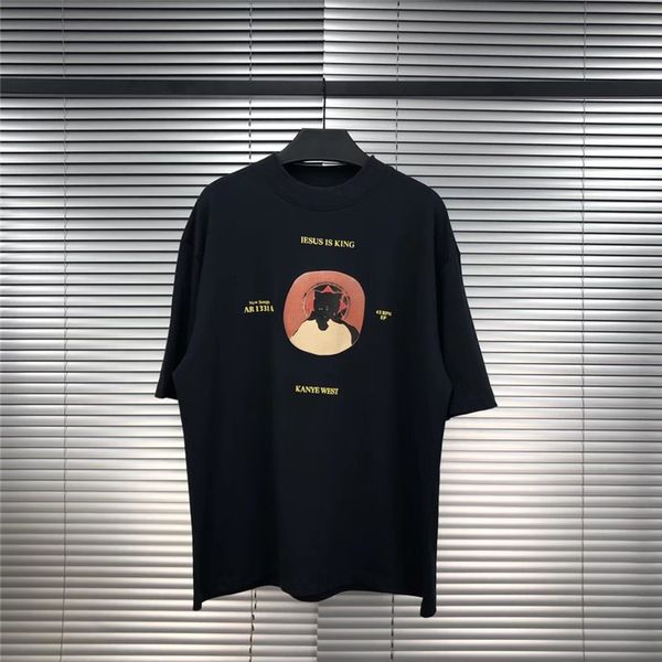 2021 new kanye jesus rei la escuta festa tees mulheres 1:1 alta qualidade casais oversized casual algodo t camisa dos homens 526r, White
2021 new kanye jesus rei la escuta festa tees mulheres 1:1 alta qualidade casais oversized casual algodo t camisa dos homens 526r, White