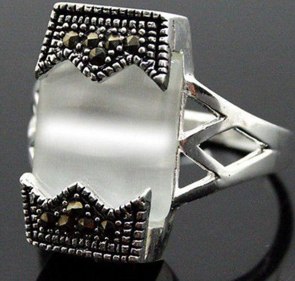 cluster rings fashion jewelry wholesale good lady's valentise vintage natural 12*20mm white opal 925 sterling silver ring size, Golden;silver
cluster rings fashion jewelry wholesale good lady's valentise vintage natural 12*20mm white opal 925 sterling silver ring size, Golden;silver