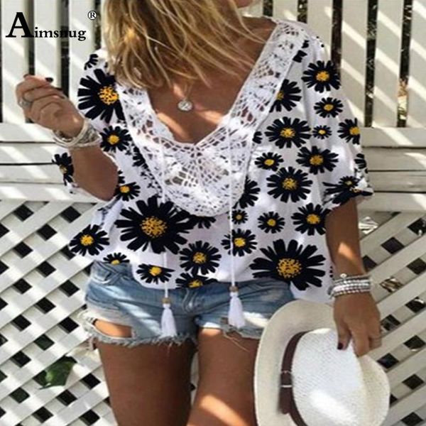 women's blouses & shirts 2021 summer women elegant leisure casual ladies short sleeve tassel v-neck shirt boho printed flower plus size, White
women's blouses & shirts 2021 summer women elegant leisure casual ladies short sleeve tassel v-neck shirt boho printed flower plus size, White