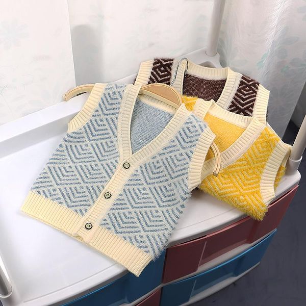 waistcoat 1-5years boys knitted uniform vest kids v neck cotton warm outwear coat jacket child clothes sleeveless sweaters, Camo
waistcoat 1-5years boys knitted uniform vest kids v neck cotton warm outwear coat jacket child clothes sleeveless sweaters, Camo