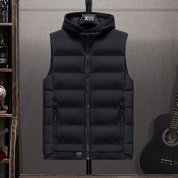 20 down cotton waistcoat autumn and winter new warm fashion coat jacket men's vest detachable hat, Black;white
20 down cotton waistcoat autumn and winter new warm fashion coat jacket men's vest detachable hat, Black;white