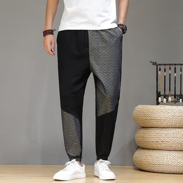 men's pants streetwear men harem harajuku style mens sweatpants panelled loose trousers male 2021 oversize jogging, Black
men's pants streetwear men harem harajuku style mens sweatpants panelled loose trousers male 2021 oversize jogging, Black