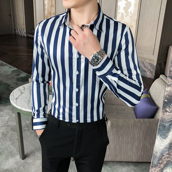 Quality New Formal Business Wear Long Striped Shirt Men Clothes Fine Adjustment Sweatshirt 3xl- G721, Black;brown
Quality New Formal Business Wear Long Striped Shirt Men Clothes Fine Adjustment Sweatshirt 3xl- G721, Black;brown
