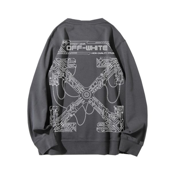 autumn winter new mechanical arrow printed sweater plush thickened off round neck hoodie men's and women's 3xl oversize, Black
autumn winter new mechanical arrow printed sweater plush thickened off round neck hoodie men's and women's 3xl oversize, Black