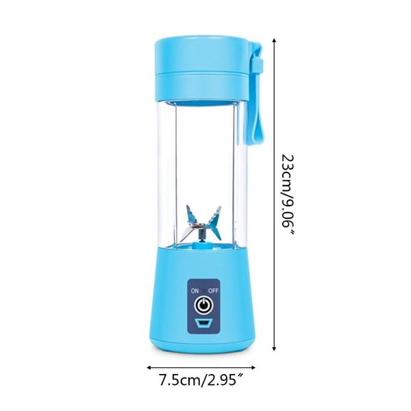 380ml electric blender usb rechargeable juicer cup smoothie mixer fruit squeezer p9yd
380ml electric blender usb rechargeable juicer cup smoothie mixer fruit squeezer p9yd