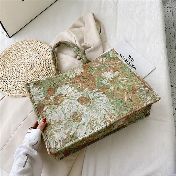 evening bags oil painting flower shoulder bag women's high capacity canvas tote for women floral big size shopper
evening bags oil painting flower shoulder bag women's high capacity canvas tote for women floral big size shopper