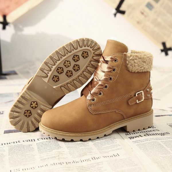 winter shoes women boots 2021 fashion warm plush ankle boots women shoes round toe lace-up female snow brand woman, Black
winter shoes women boots 2021 fashion warm plush ankle boots women shoes round toe lace-up female snow brand woman, Black