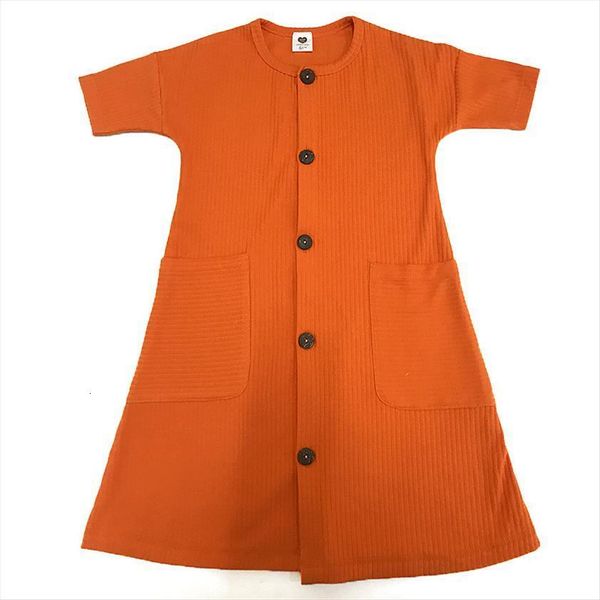 girls kids clothes short girl dresses sleeves cotton ribbed children clothing casual front button opening, Red;yellow
girls kids clothes short girl dresses sleeves cotton ribbed children clothing casual front button opening, Red;yellow