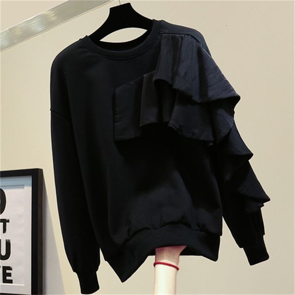 shredded female hoodies new korean style loose all-matching around the neck pulley long sleeves outerwear hoodie e5sr, Black
shredded female hoodies new korean style loose all-matching around the neck pulley long sleeves outerwear hoodie e5sr, Black