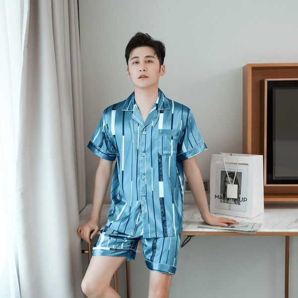 men's sleepwear spring, summer and autumn satin silk v-neck pajamas suit t-shirt shorts casual home wear 2021, Black;brown
men's sleepwear spring, summer and autumn satin silk v-neck pajamas suit t-shirt shorts casual home wear 2021, Black;brown