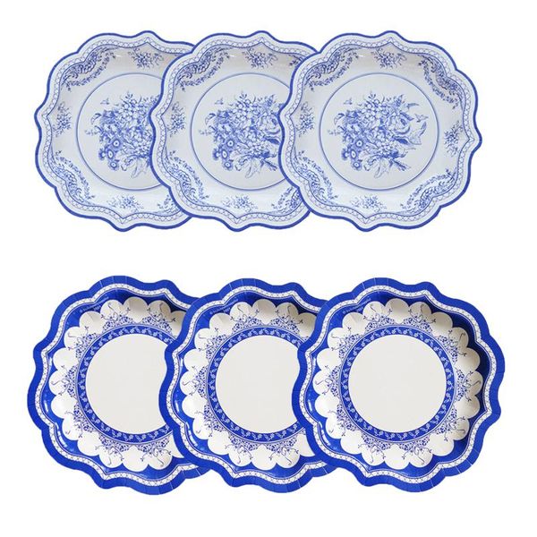 disposable dinnerware chinese style blue and white porcelain paper plates tray floral party picnic wedding birthday children tableware dish
disposable dinnerware chinese style blue and white porcelain paper plates tray floral party picnic wedding birthday children tableware dish