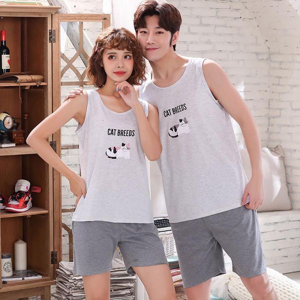 plus size -4xl couple pajamas set summer vest pyjamas cotton women sleepwear men cute cartoon pijamas, Black;red
plus size -4xl couple pajamas set summer vest pyjamas cotton women sleepwear men cute cartoon pijamas, Black;red