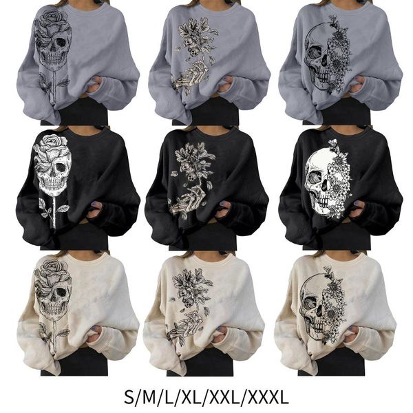 women's sweaters halloween sweatshirt casual clothing crew neck pullover for womems mens, White;black
women's sweaters halloween sweatshirt casual clothing crew neck pullover for womems mens, White;black