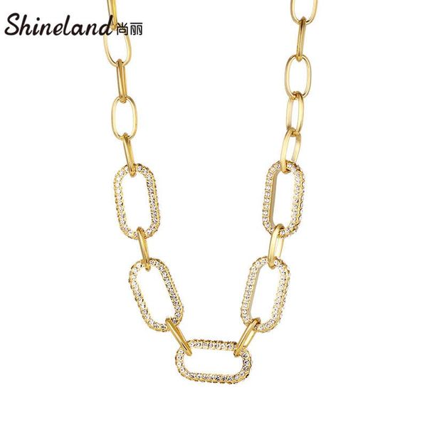pendant necklaces shineland simple fashion bijou metal crystal single layered chain necklace for women trendy choker party classic jewelry g, Silver
pendant necklaces shineland simple fashion bijou metal crystal single layered chain necklace for women trendy choker party classic jewelry g, Silver