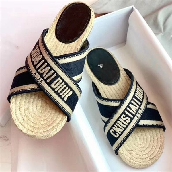 official website 70% off outlet new family embroidered letter slippers women's summer european fashion flat bottom grass woven cross on, Black
official website 70% off outlet new family embroidered letter slippers women's summer european fashion flat bottom grass woven cross on, Black