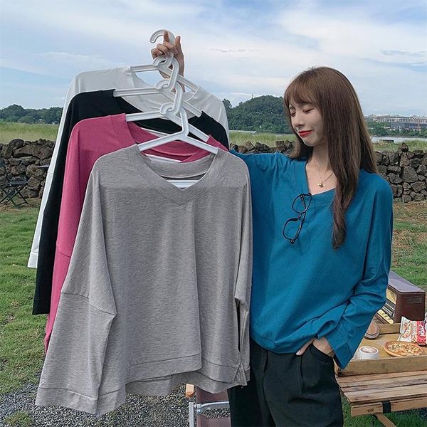 women's hoodies & sweatshirts real s ~ autumn style, versatile foreign v-neck solid color with five colors, Black
women's hoodies & sweatshirts real s ~ autumn style, versatile foreign v-neck solid color with five colors, Black