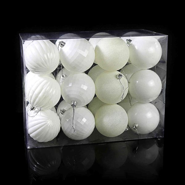 decorations 4cm6cm8cm barrel white shaped christmas ball set electroplated plastic ball pendant
decorations 4cm6cm8cm barrel white shaped christmas ball set electroplated plastic ball pendant