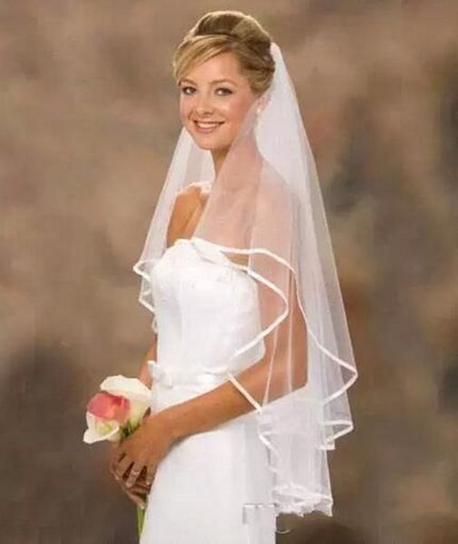 new bridal veil two layer satin ribbon bat style wedding veil women white/ivory weddings accessories 80cm, Black
new bridal veil two layer satin ribbon bat style wedding veil women white/ivory weddings accessories 80cm, Black