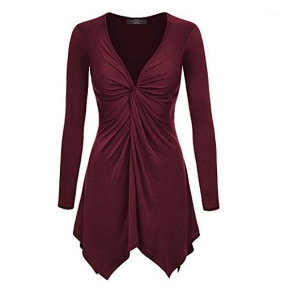 fashion pleated irregular tunic blouse casual autumn ladies loose v-neck female women long sleeve shirt blusas pullover women's blouse, White
fashion pleated irregular tunic blouse casual autumn ladies loose v-neck female women long sleeve shirt blusas pullover women's blouse, White
