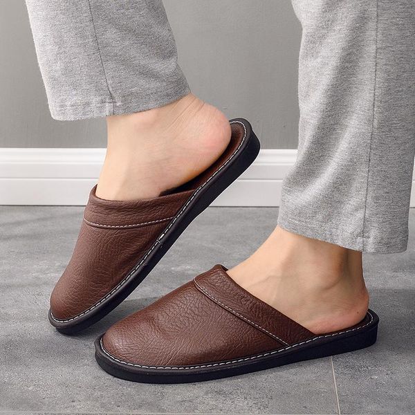 2021 new arrival runway shoes men leather home slippers flat round toe wear resitant fashion shoes man slippers, Black
2021 new arrival runway shoes men leather home slippers flat round toe wear resitant fashion shoes man slippers, Black