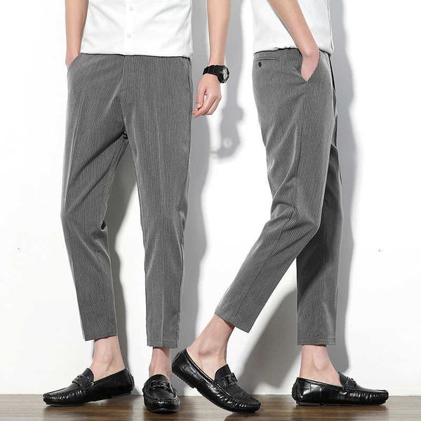 men's pants korean style fashion ankle-length pant men striped casual straight suit summer mens anti-wrinkle breathable trousers ph0c, Black
men's pants korean style fashion ankle-length pant men striped casual straight suit summer mens anti-wrinkle breathable trousers ph0c, Black