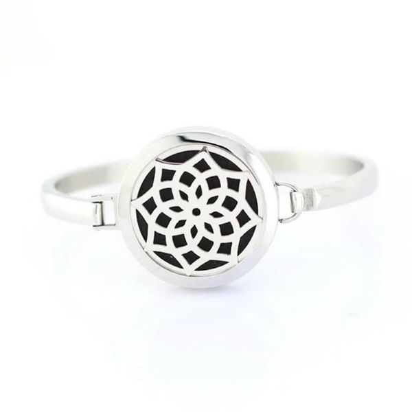 bangle 30mm stainless steel lotus flower bracelet perfume essential oils diffuser locket for women, Black
bangle 30mm stainless steel lotus flower bracelet perfume essential oils diffuser locket for women, Black