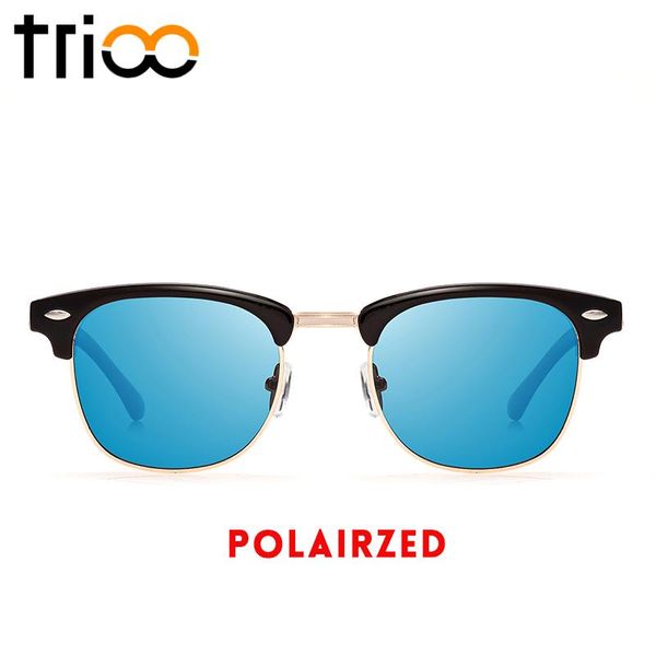sunglasses trioo brand design polarized designer sun glasses for women fashion semi rimless feminino, White;black
sunglasses trioo brand design polarized designer sun glasses for women fashion semi rimless feminino, White;black