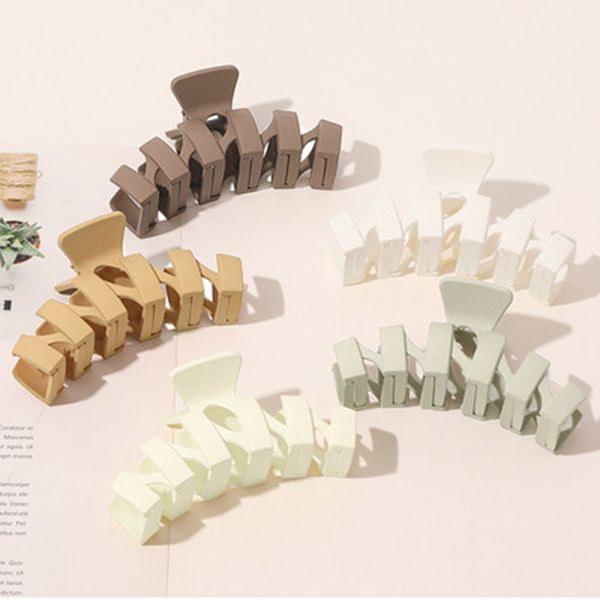 frosted texture plate hair clip simple geometric plastic large hairpin female hair accessories wholesale accessories, Golden;silver
frosted texture plate hair clip simple geometric plastic large hairpin female hair accessories wholesale accessories, Golden;silver