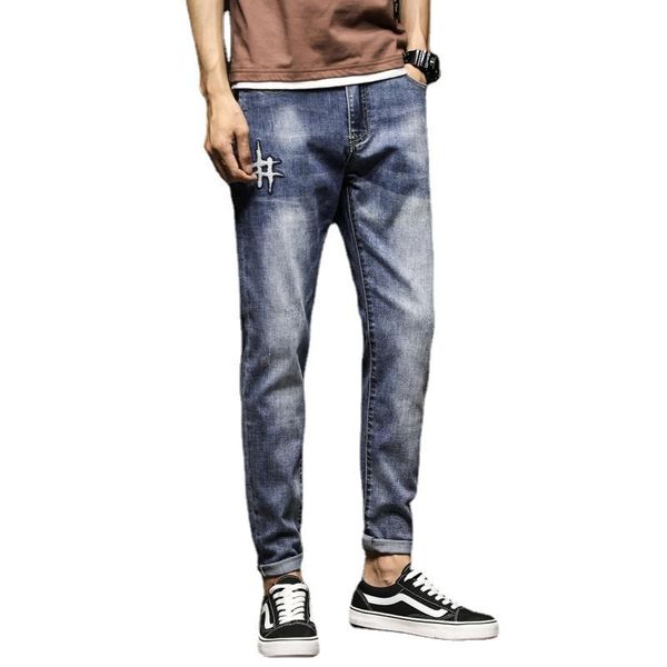 men's jeans man mens pants korean pantalon homme denim trousers men fashion, Blue
men's jeans man mens pants korean pantalon homme denim trousers men fashion, Blue