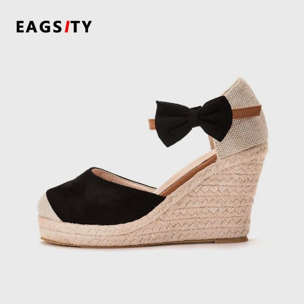 espadrilles shoes women wedges peep toe sandals platform ankle strap high heels female pumps wedding ladies sandals rope sole, Black
espadrilles shoes women wedges peep toe sandals platform ankle strap high heels female pumps wedding ladies sandals rope sole, Black