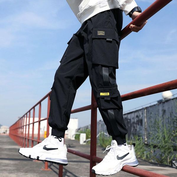 men's pants 2021 selling overalls tide brand autumn and summer korean style loose trendy functional casual long, Black
men's pants 2021 selling overalls tide brand autumn and summer korean style loose trendy functional casual long, Black